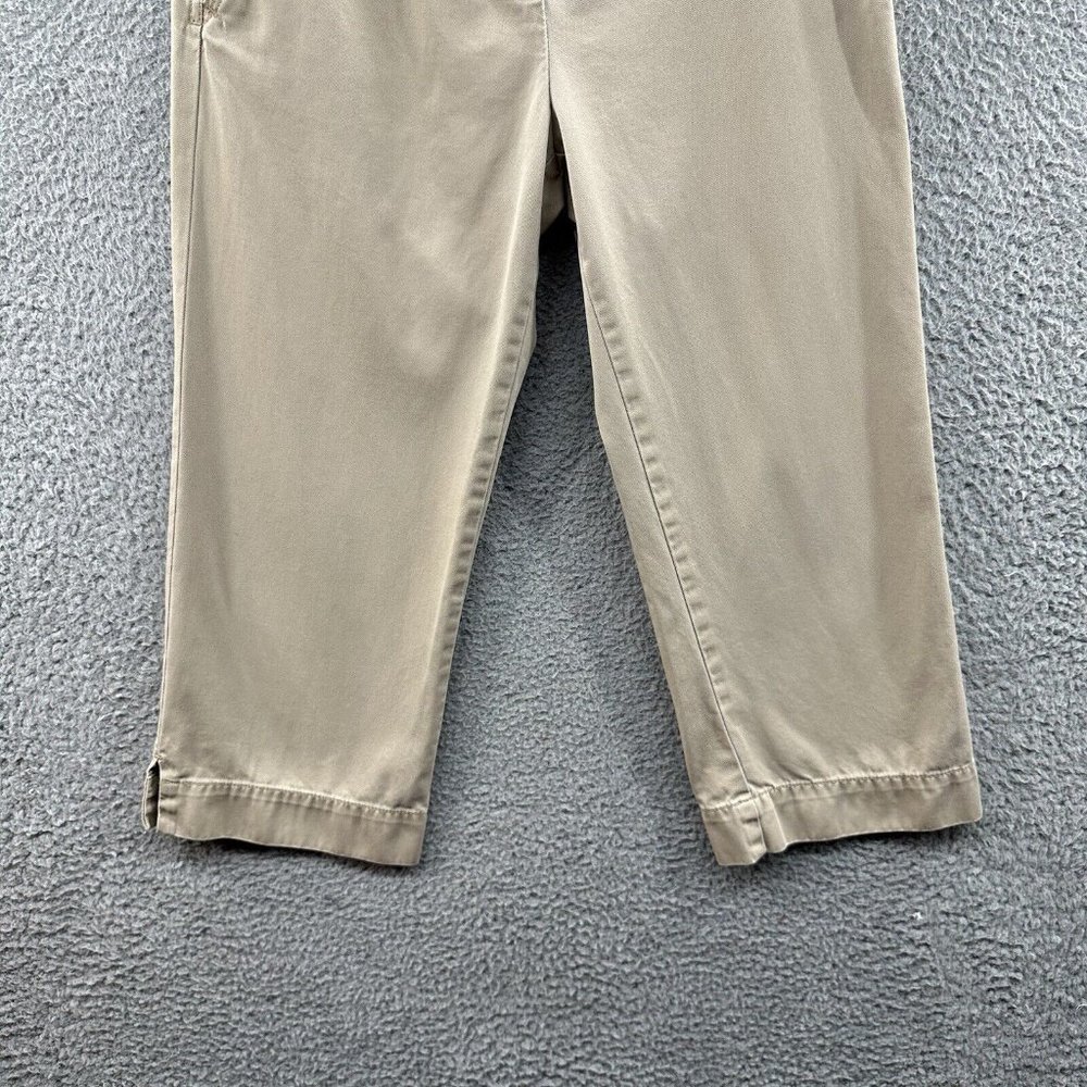 J. Crew Pants Women's 2 Tan Khaki Classic Twill Chino Pants Ladies 2 - Picture 3 of 13